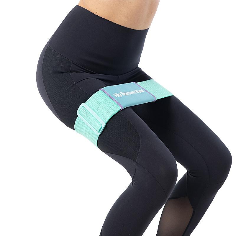 Knitted Elastic Pressure Yoga Stretching Belt Squat Practice Hip Abuse Hip Lift Gram Adjustment Large Tension Ring Auxiliary Supplies