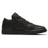 Air Jordan 1 Low Triple Black Quilted Women Sneakers DB6480-001