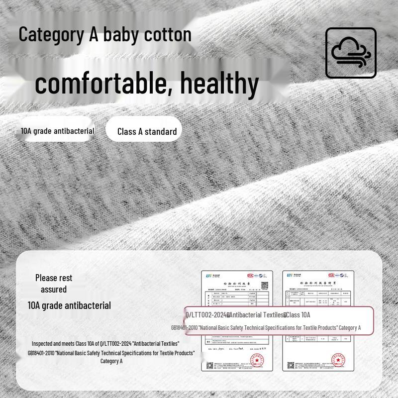 FitonTon Girls' Bear Print Cotton Antibacterial Briefs 3-Pack