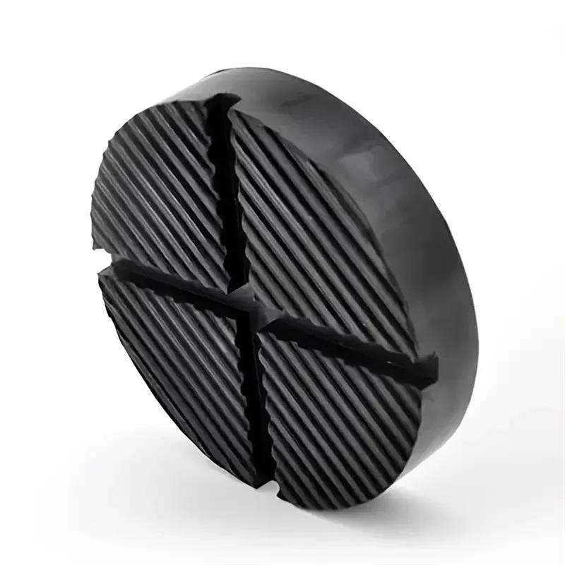 1Pcs Car Jack Rubber Pad Floor Slotted Car Jack Rubber Pad Frame Protector Adapter Jacking Tool Pinch Weld Side Lifting Disk