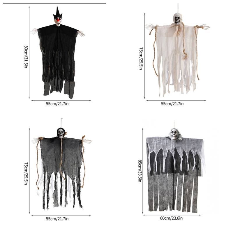 Halloween Ghost Pendants Halloween Decoration 2025 The Day of Dead Accessorie Outdoor Hanging Ghost Accessorie