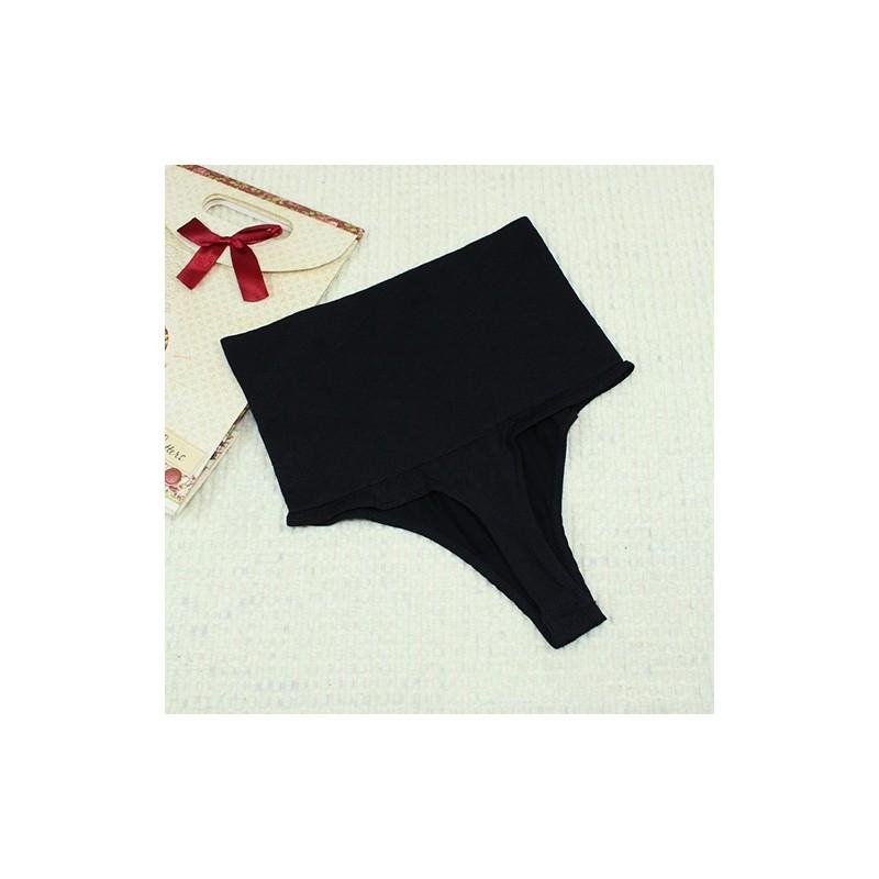 Nahtloser High Waist Body Shaping Tanga Bequemer Nylonstoff Bauchkontroll-Slips