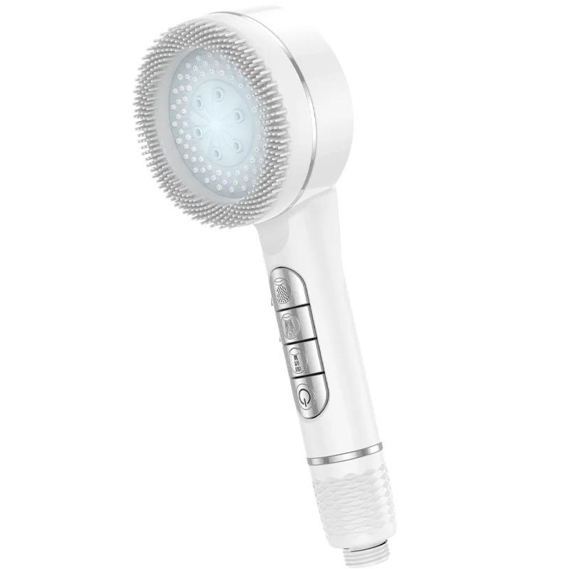 Многофункциональная душевая лейка с фильтром, турбо-душевая лейка, регулировка четырех скоростей с гидрозатвором, домашний душ, аксессуары для ванной комнаты