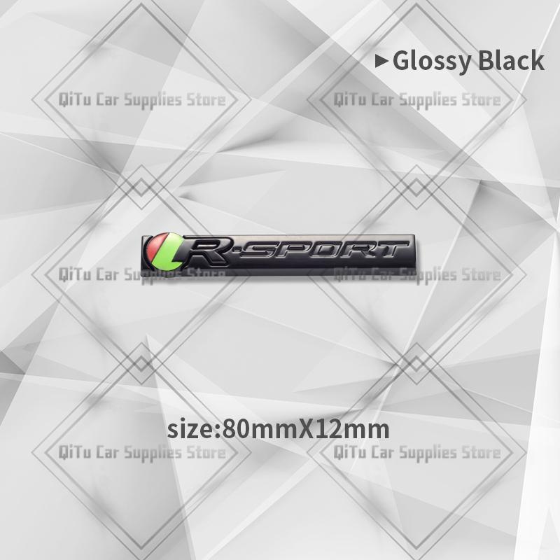 Zinc Alloy S R Sport Badge Car Body Trunk Emblem 3D Grille Sticker For F-Type F-Pace S-Type XFR XE XF XJ XK XJR XFR XEL XJS XJ6