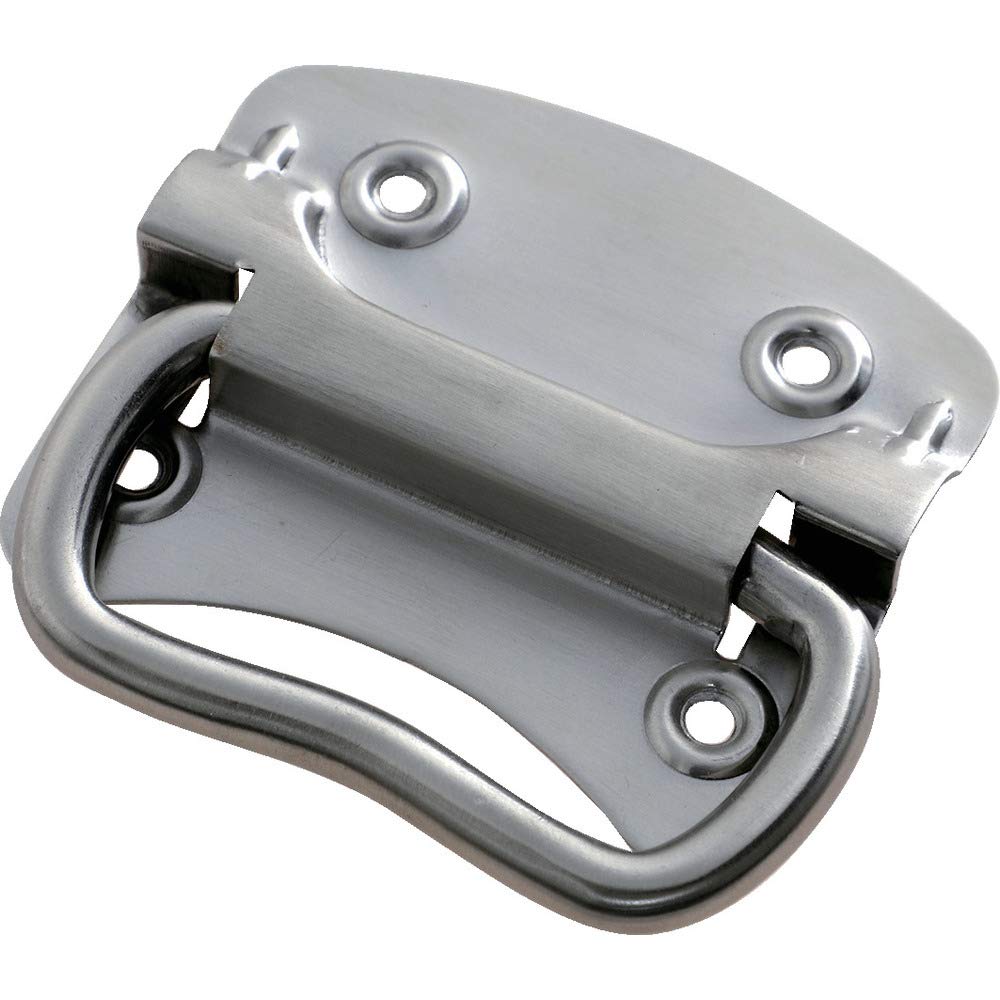 TRUSCO Trunk Stainless 92mm Wide X 82mm High Pc 1 Handle, Steel, (1 = Bag) TTT-3