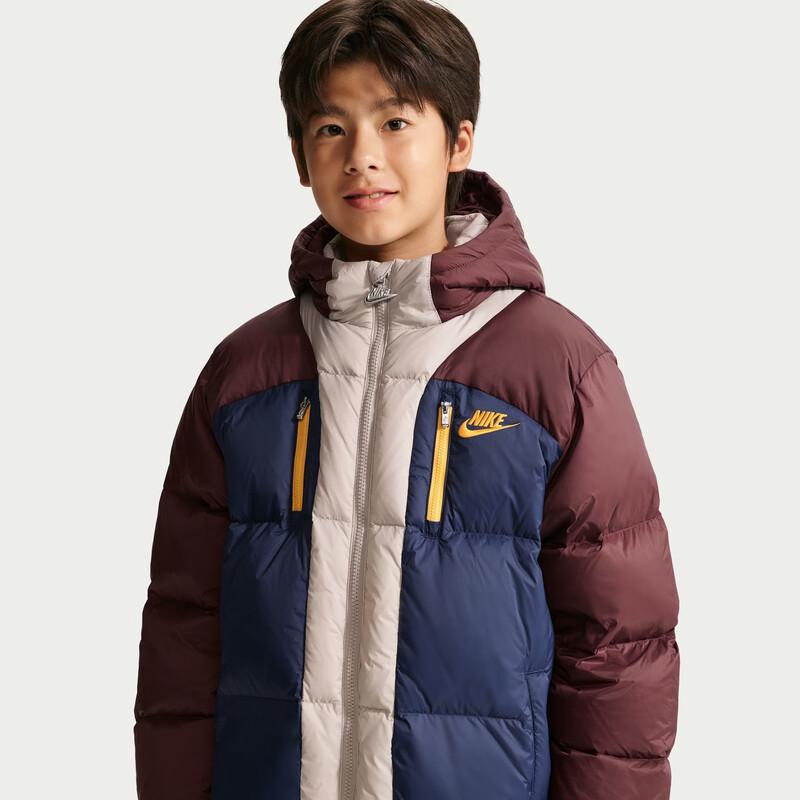 Nike Youth Color-Block Outdoor Down Jacket