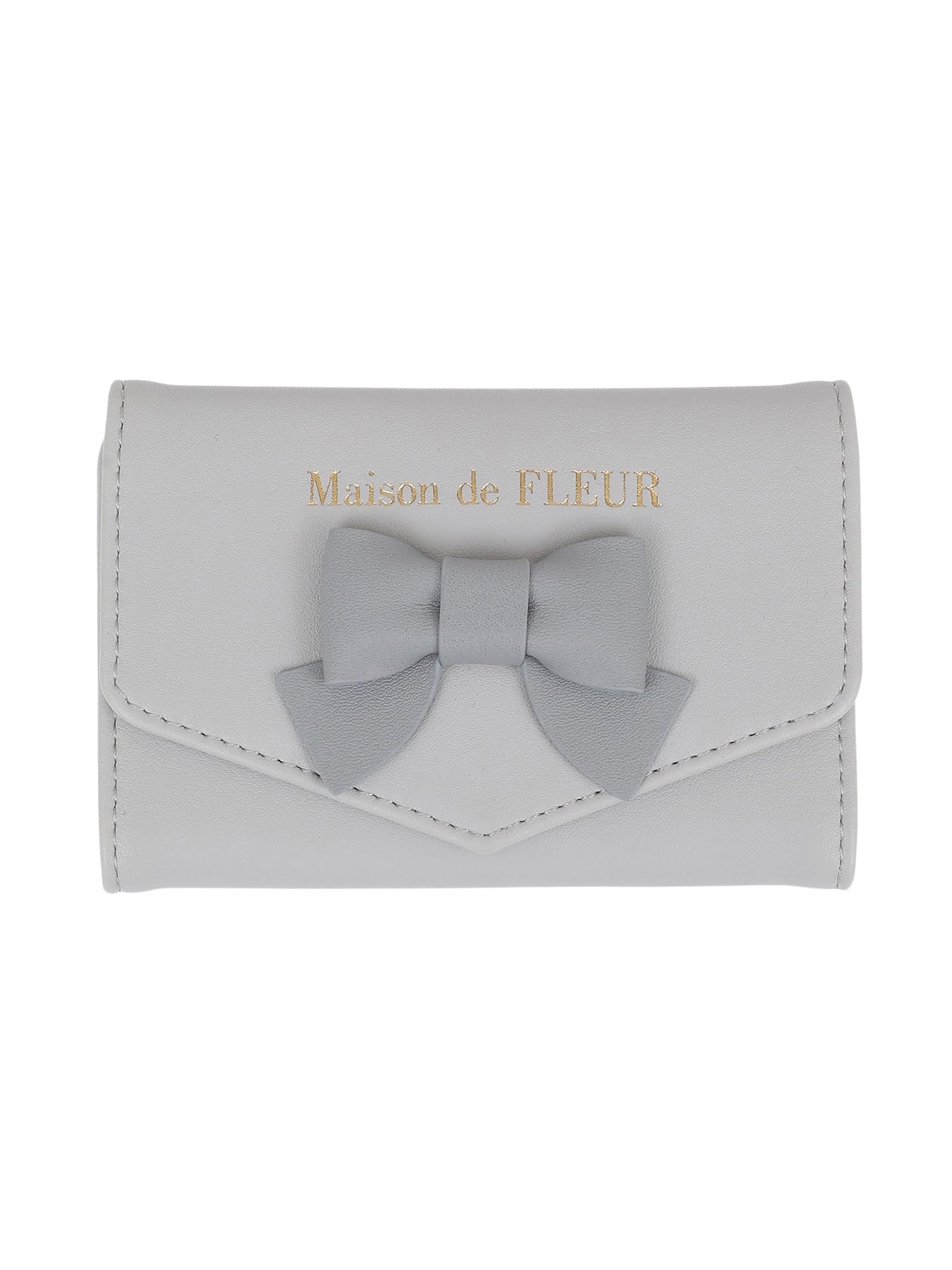 Maison de FLEUR Подставка для смартфона с лентой, Чехол для карт, Серовато-синий, 8A42FZJ0300