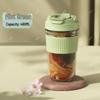 Elegante Tazza da Caffè e Acqua in Vetro con Cannuccia - Portatile per Donne, Ufficio, Studenti