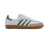 adidas Samba OG Cloud White Silver Green (GS)