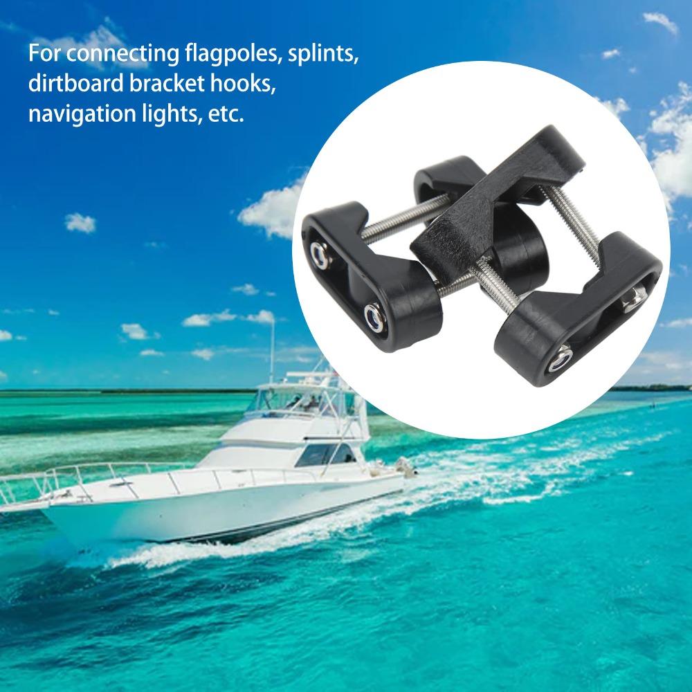2PCS Corrosion Resistant Nylon Marine Hardware for 22 to 25mm(7/8in to 1in) Tube for Pontoon