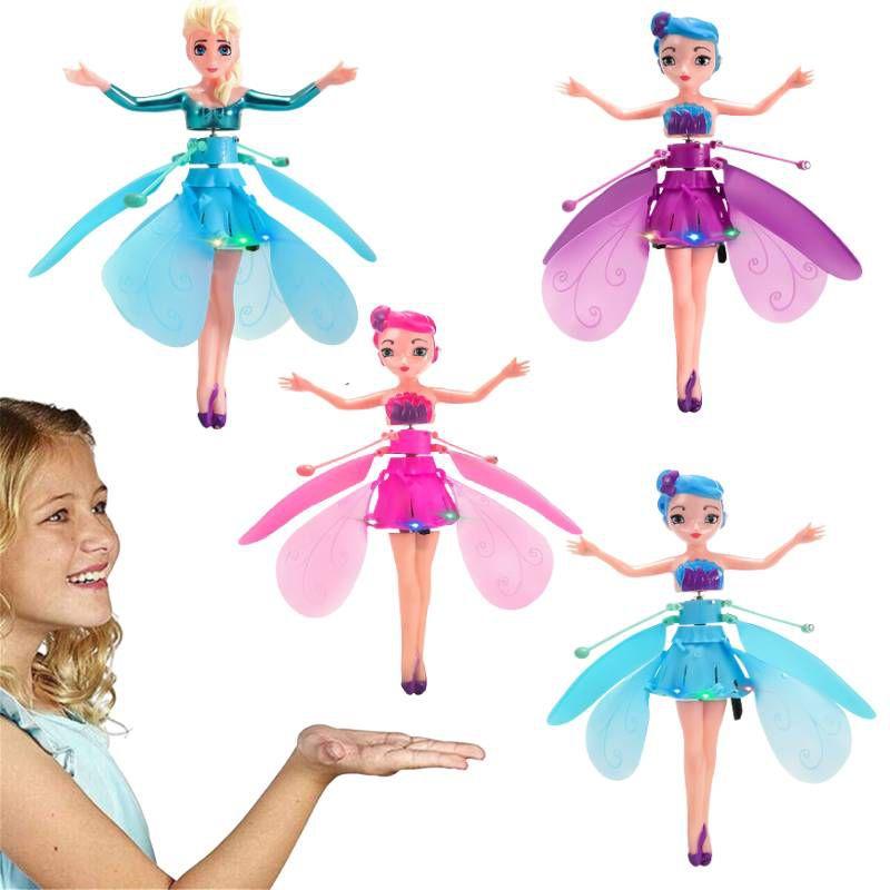 Flying Princess Fairy Gesture Suspension Drop Resistant Inductive Toy Flying