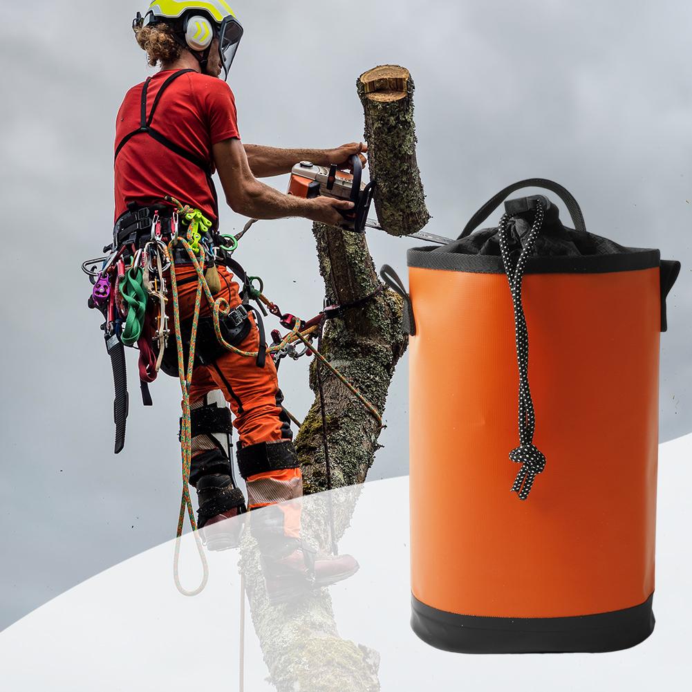 Climbing Rope Bag Arborist Rope Storage Bag Waterproof Tree Climbing Rock Rope Bag Quick Closure Tools Pouch for Gym Workout