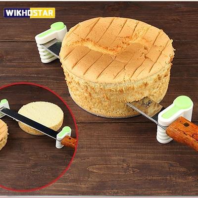 2pcs/Pack Cake Slicer Cutter 5 Layers Cake Bread Leveler Slicer Set DIY Fixator Cutting Tools Kitchen Cake Accessories