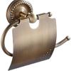Toilet Paper Holder Wall Mounted Vintage Classic Bathroom Antique Brass Roll Tissue Box Bathroom Accessories Paper Towel Holder