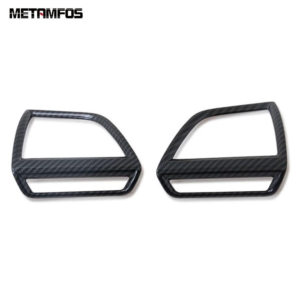 For Subaru Forester SK Carbon Fiber Side Front Air Vent Outlet Cover Trim Bezel Accessories Car Styling