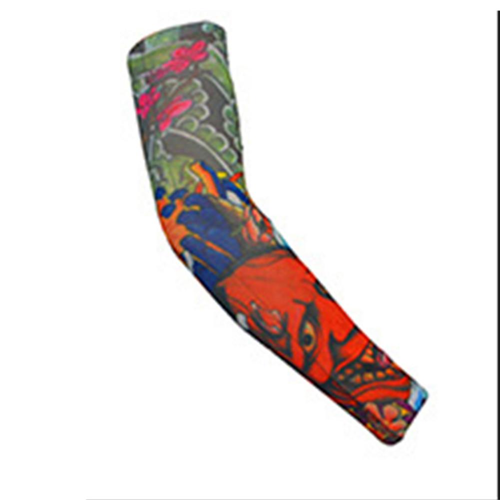 

Дихаюча візерунок для татуювань Велосипед Велосипед Грілки для рук Манжети Нарукавник УФ-захист від сонця для активного відпочинку Випадковий візерунок W-88 #1