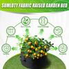 Felt Nonwoven Outdoor Garden Planter Round Flower Pot Garden Planting Bed