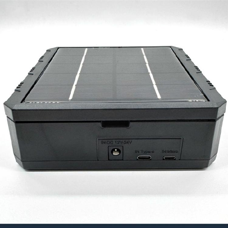 18650 Lithium Battery Solar Charger 4 Slot Type C Intelligent Battery Holder For 26650/21700/18650/18500/16340/14500