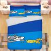 Tom and Jerry Anime Home Bedroom Comforte Nordic Polyester Material Suitable for Children and Adults 3-piece Set