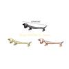 Set of 2 Dachshund Chopstick Stands Durable Alloy Dachshund Chopstick Rest Desktop Decoration Stand Holder Top Sale