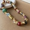 Jewelry Accessories Bohemian Collarbone Chain Geometric Irregular Flower Pendant Choker  Vacation