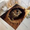 Hidden owl in tree hollow carpet Yoga living room room decor children's crawling mat doormat area rug games mat