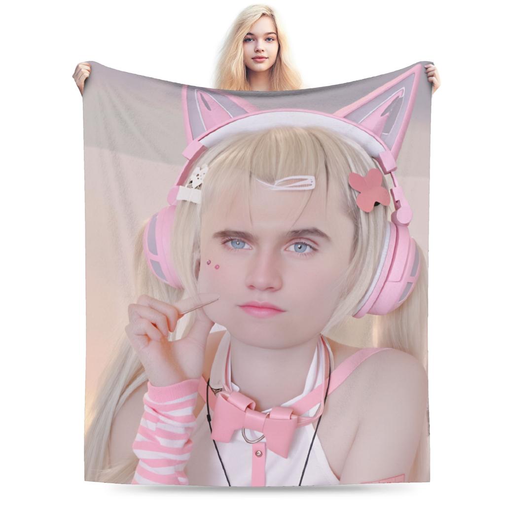 Charlie Kirk These Are So Unserious Flannel Blanket Adults Girls Cozy Throw Blanket Winter Living Room Bedspread Sofa Bed Cover