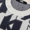 Karl Lagerfeld Urban Street Social Fashion Casual Printed Long Sleeve Crew Neck Sweater Men Sweater Black White 237M2053