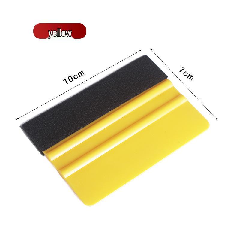 

Утолщенная фибра замша скребок для прозрачной пленки для изменения цвета кузова автомобиля, двусторонний квадратный инструмент