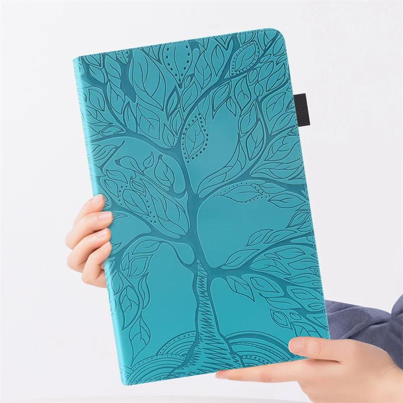Tablet Case For Honor Pad 10 Cover 12.1" Embossed Tree Flip Wallet Stand Cover For Coque Honor Pad 10 12.1 Inch 2025 Case Funda