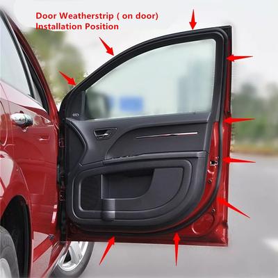 Voor 12-15 Honda Civic Sedan Deur Weerstrip Voor Rechts Open Rubberen Afdichtstrip