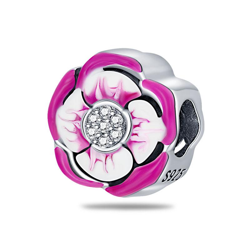 Fashion Spring Series Charms Beads 100% Copper Flower Birds Butterfly Pendent Fit Original Qikaola Bracelet Jewelry