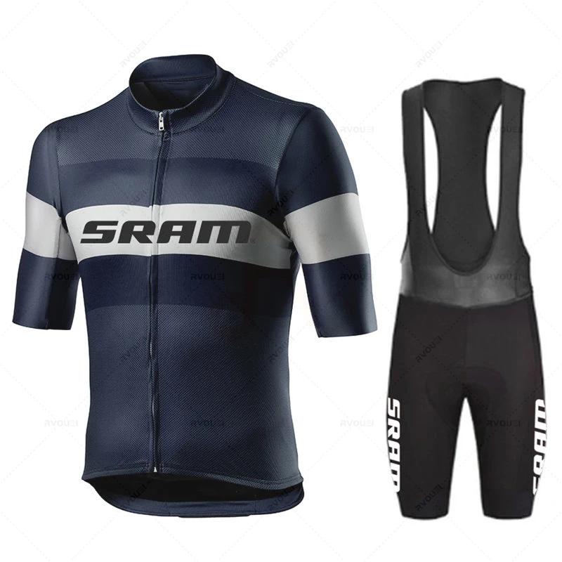 Sram Pro Cycling Clothing for Men, Road Bike Wear, Racing Clothes, Quick Dry, Bicycle Jersey Set, New, 2026