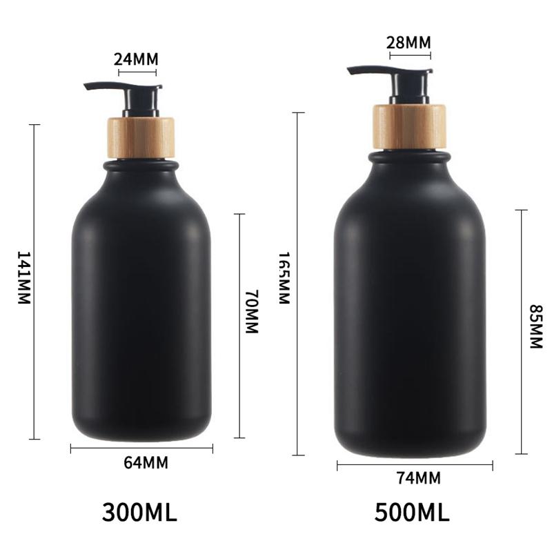 300/500Ml Liquid Soap Dispenser Bathroom Bottles Empty Pump Refillable Bathroom Shampoo Bottles Liquid Container Dispenser