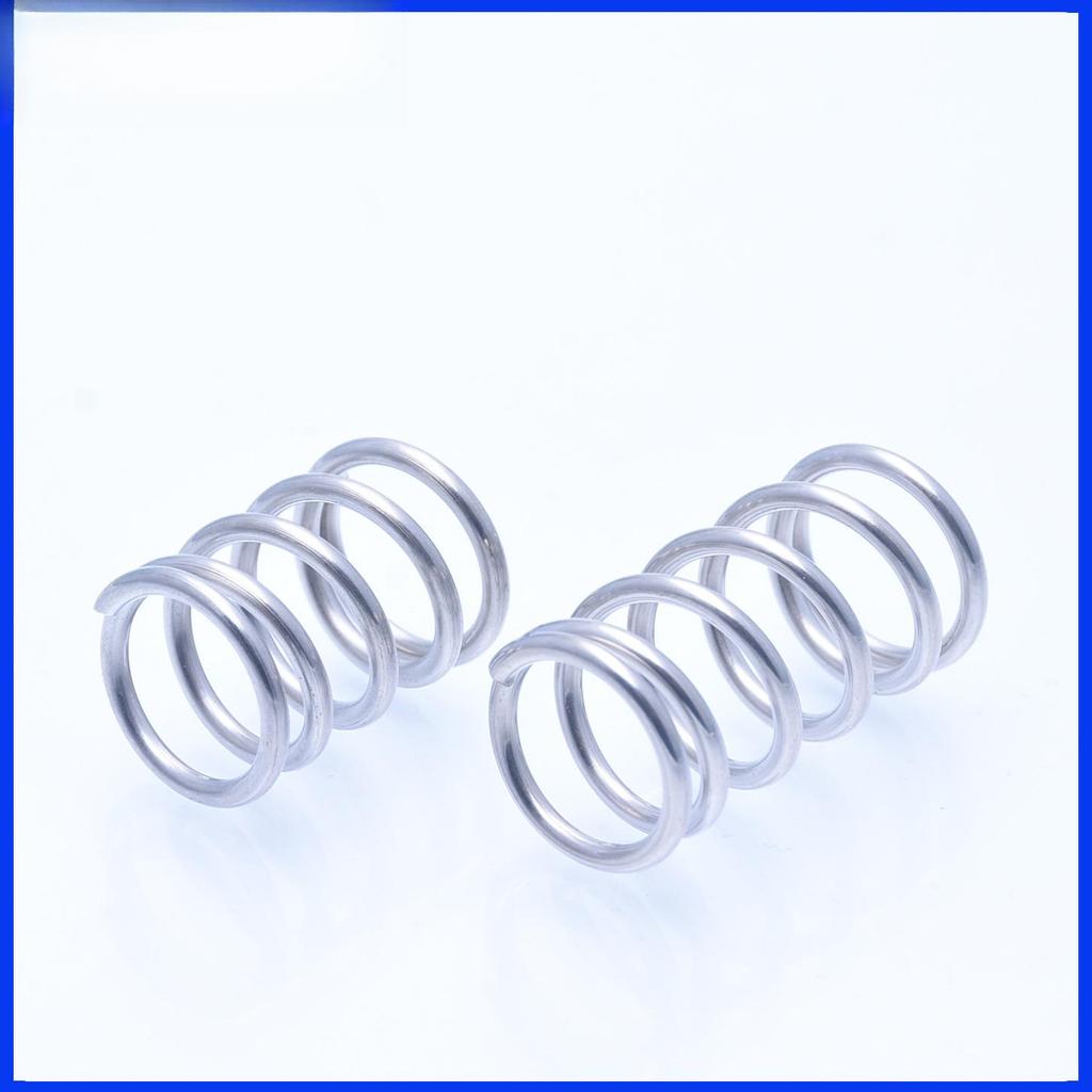 304 Stainless Steel Compression Springs - Wire Dia. 1mm, Outer Dia. 6-20mm