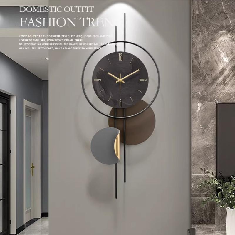 Living Room LED Wall Clock Modern Luxury Mute Number Clocks Interior Stylish Elegant Clock Nordic Large Wall Watch Room Decor