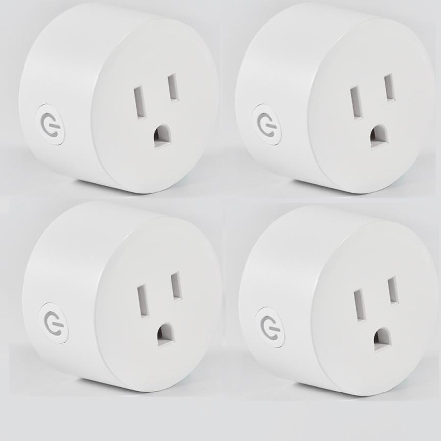 Smart Plug- No Hub Required - Compatible with/For Alexa & Google Home (4 Pack)