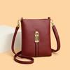 Weiche Leder Umhängetasche Damen Handy-Tasche Ein-Schulter Großraum Modische und Trendige Tasche