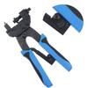 Professionelles Crimpwerkzeug für F-, BNC-, RCA-, RG 59- und RG6-Kabel (F-Typ) mit einem Querschnitt von 0,5–6 mm²