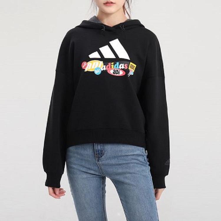Adidas UR Hooded Sweatshirt Women Sweatshirts Black GK8673