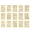 30 Pcs Vintage Old Newspaper Background Paper DIY Diary Album Scrapbooking Collage Material Paper Junk Journal Supplies