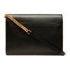 Bally Vissi Minimalist Magnetic Buckle Flap Removable Shoulder Strap Pebbled Leather Crossbody Bag Mini Women Crossbody Bag Black 6236080