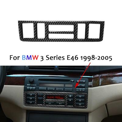 Pentru BMW E46 Accesorii Seria 3 1998-2005 Fibră de carbon Interior Pegatine De Coche Decorare Consolă Autocolant Auto Assesorii