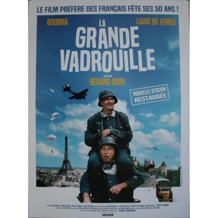 

LA GRANDE VADROUILLE Affiche Cinéma Originale Roulée Petit format 53x40cm Bourvil