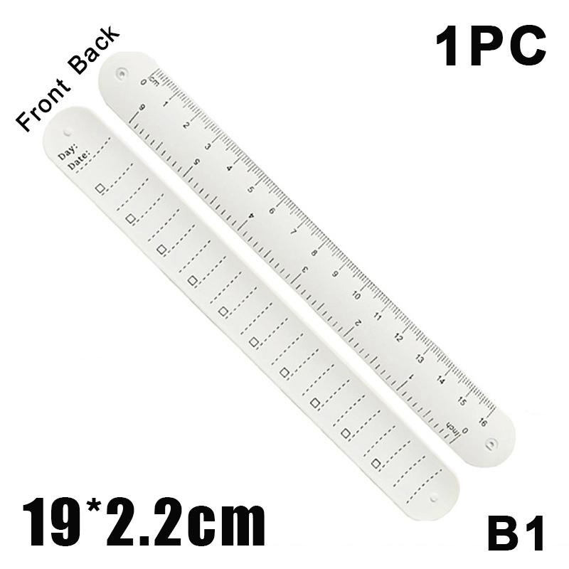 Silicone Wristband Wristband Notebook Reusable Erasable To-Do List Bracelet Curve Ruler Multi-Functional