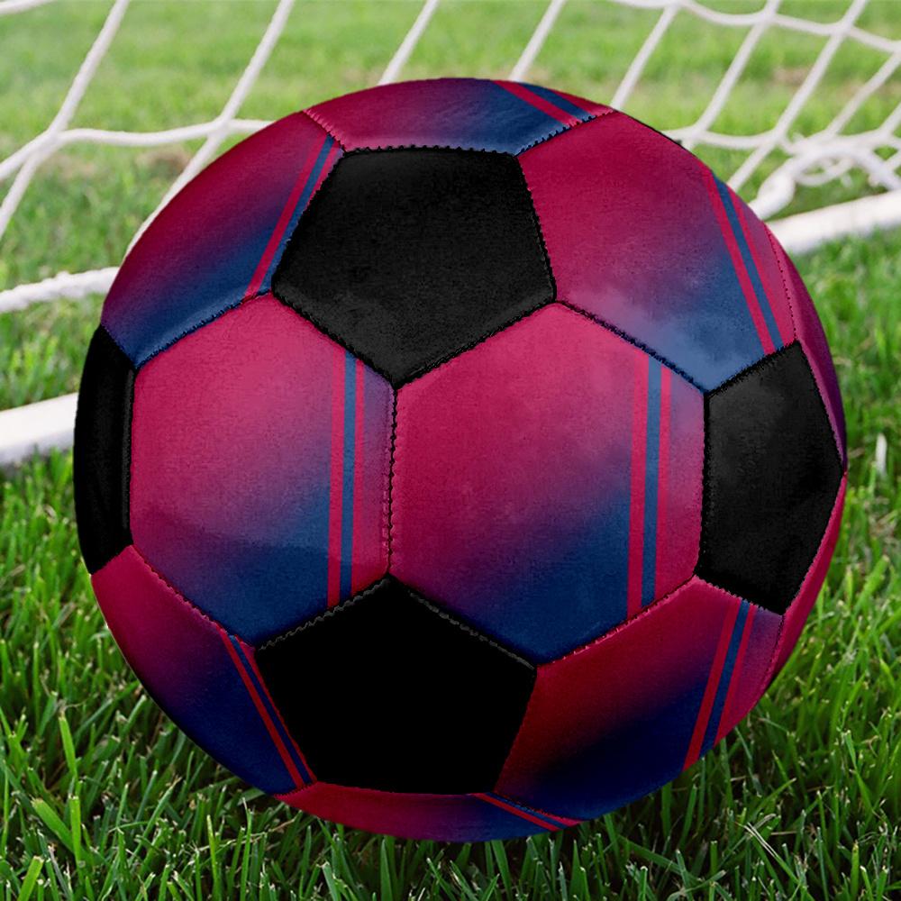 1pc Abstract Colorful Gradient Soccer Ball Size 5 Football Machine Sewn Indoor/Outdoor Universal Football Q101