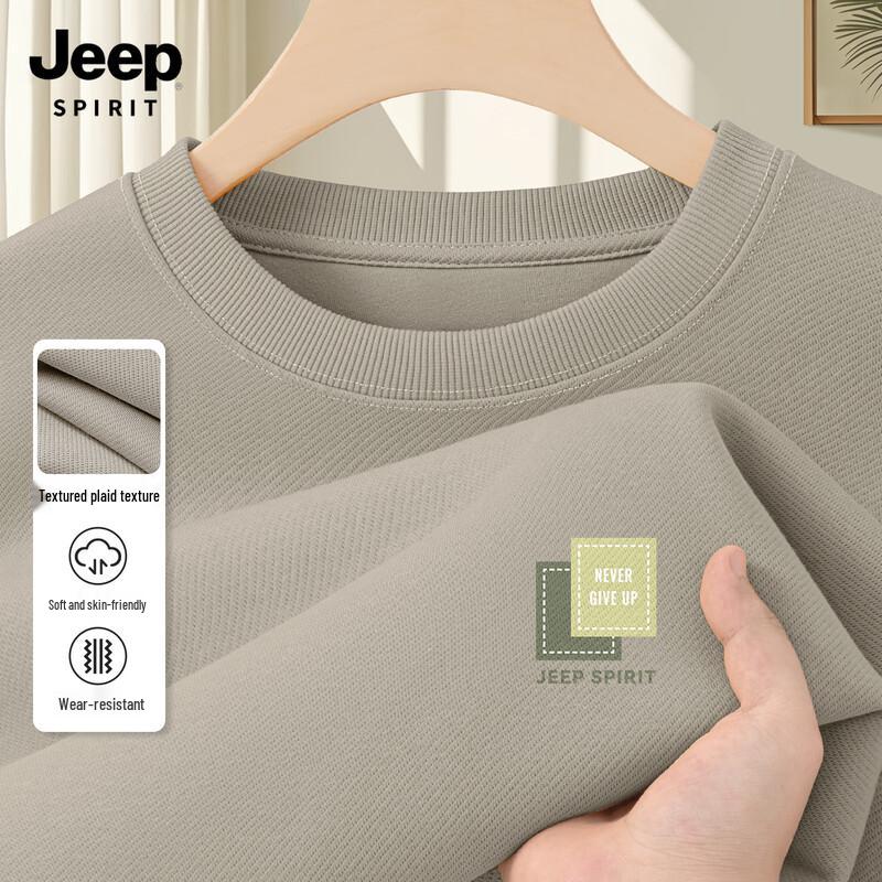 

JEEP SPIRIT Мужской повседневный свитшот с круглым вырезом 2025 3XL