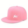 Flat Brimmed Baseball Cap For Men AND Women With NO Printed Fashion Versatile Casual Hip Hop Hat For Outdoor Street Going
