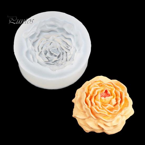 Silicone Flower Mold Chocolate Cake Ice Cubes Food Grade Reusable Non-Stick Floral Pastry Mold Kitchen Baking Gadgets