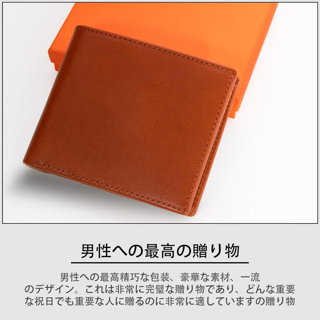 Bifold Wallet Tochigi Leather Bifold Wallet Genuine Leather Folding Wallet Folding Wallet Thin Coin Purse Made by Top Leather Craftsmen Men's (Black)…
